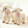 Plush Sheep Toy Small Stuffed Animal Sheep Doll Cute Soft White Little Lamb Toy for Kids Boys Girls Birthday Home Decor