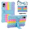 Capa Infantil Para Alldocube iPlay 60 mini Pro 2024 50 mini 2023 8.4 polegadas Capa com Suporte Silicone Macio com Alça de Ombro