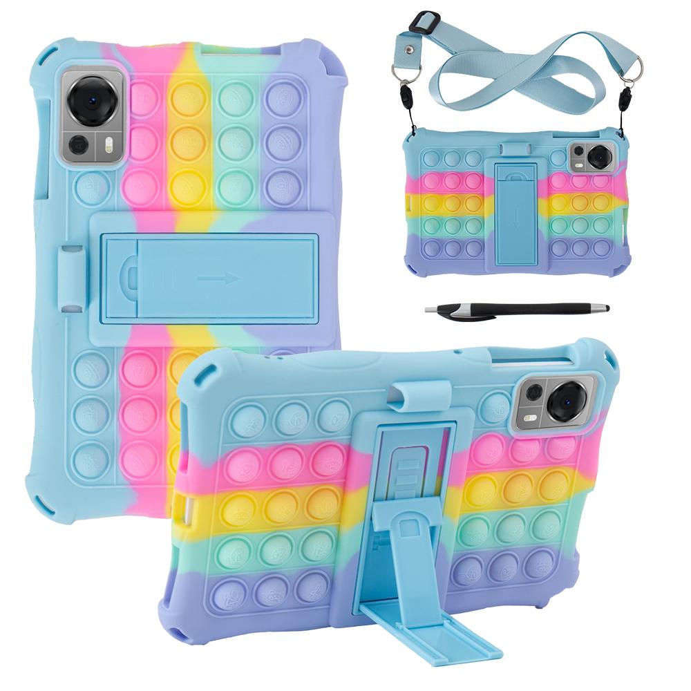Capa Infantil Para Alldocube iPlay 60 mini Pro 2024 50 mini 2023 8.4 polegadas Capa com Suporte Silicone Macio com Alça de Ombro