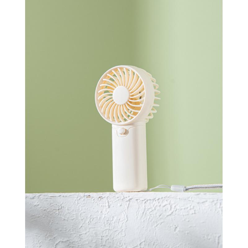New handheld fan temu charging student strong wind turbine portable outdoor large air volume mini handheld small fan