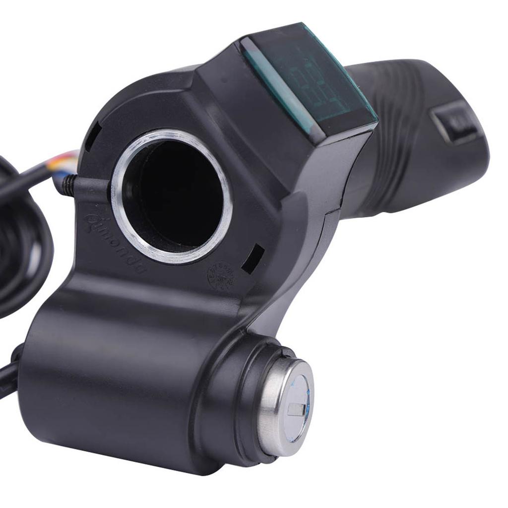 Power Indicator with Digital Voltage Display for Electric Scooters and Bikes, Accurate Mie Calculation, Plastic Material for All