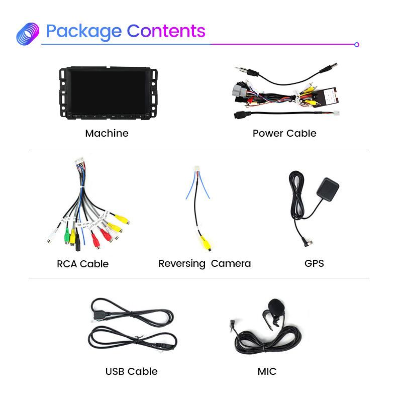 8inch Car Radio for GMC Yukon Sierra Chevrolet Silverado Impala Buick Enclave Chevy Tahoe Suburban Acadia Carplay Android Auto