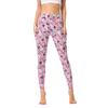 New women's yoga pants with pockets outdoor fitness yoga leggings high elastic print sports leggings