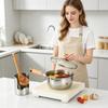Stainless Steel Vertical Spoon and Lid Rest Organizer for Stove Top Kitchen Tongs Chopping Board Home Apartment RV Camper