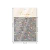 Daisies Sunflower Wildflowers Spring Embossed Nail Stickers Waterproof Self-adhesive 3D Nail Art Decals Gold and Silver