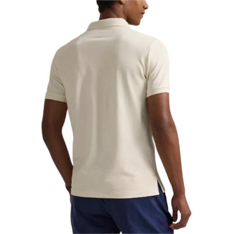 Polo Ralph Lauren Classic Fit Logo Embroidered Cotton Short Sleeve Polo Shirt Men tops 710952959-017