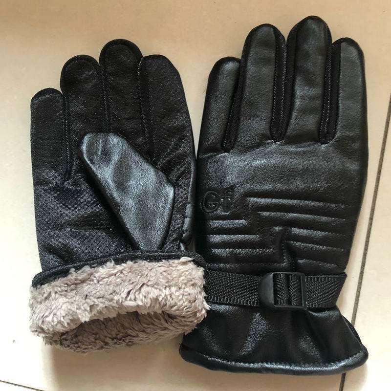 Camouflage Winter-Fahrradhandschuhe für Herren - Verdickt, Warm, Wasserdicht, Mit Samt