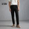 HLA Black Whale Men's Casual Multi-Pocket Cropped Pants