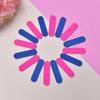 100Pc Mini Nail File 100/180 Grit Pink Blue Wooden Nail Grinding Files Art Tools