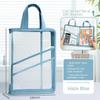 Transparent Document Bag Stationery Storage Folder File Mesh Zipper Pouch Zip File Folders School Office Supplies Stationary