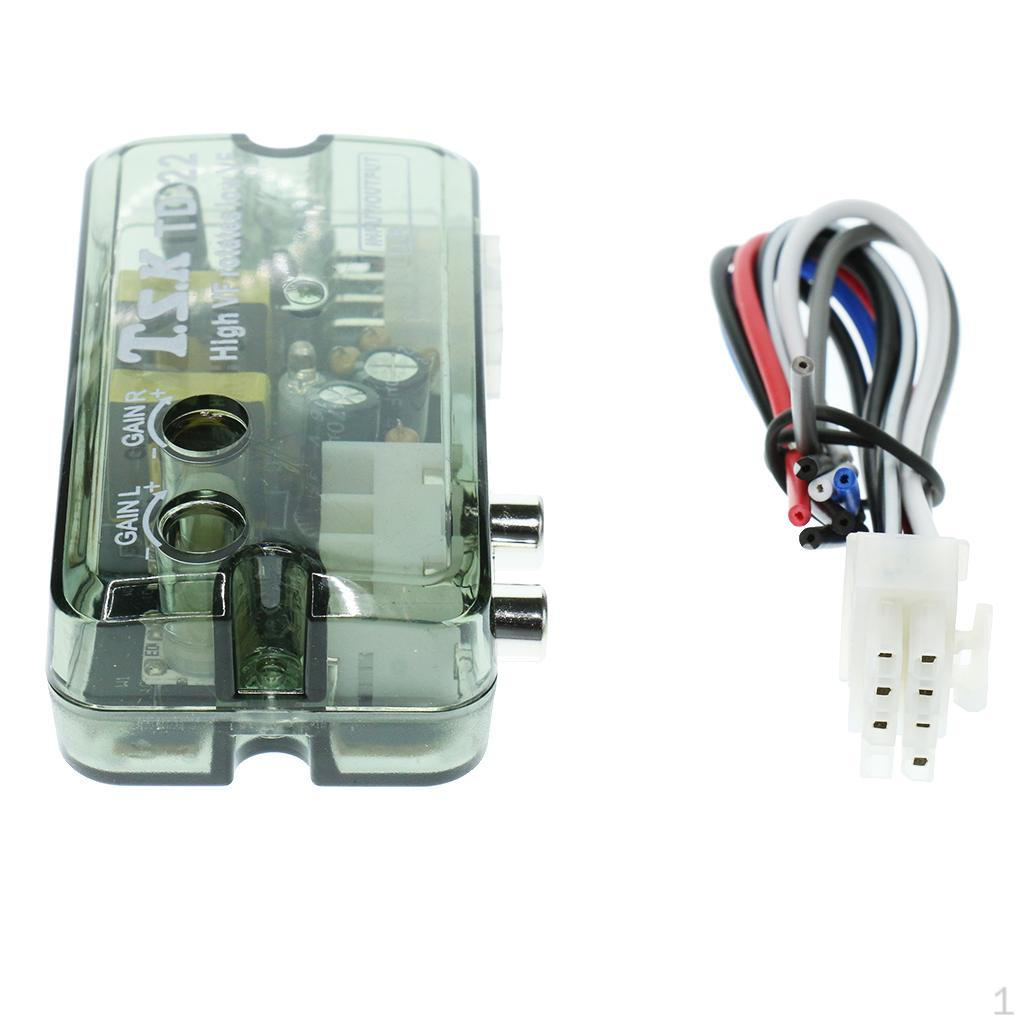 Auto Stereo Audio REM Subwoofer High To Low Level Output Converter