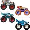 Hot Wheels Monster Trucks, 1:64 Scale Monster Trucks Toy Trucks, Set of 4, Giant Wheels, Favorite Characters and Cool Designs (Amazon Exclusive)