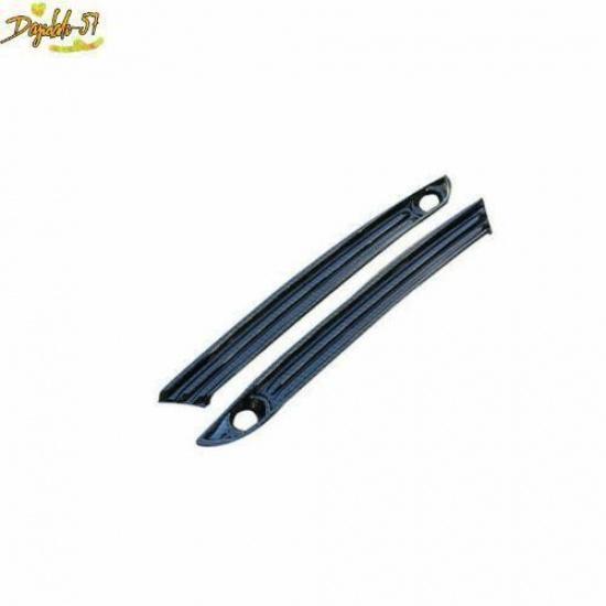 Carbon Fiber Front Fog Light Lamp Strip Trim Decor For 2017-21 Mazda CX5 CX-5