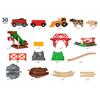 BRIO Animal Farm Set for ages 3 and Wooden Wooden Rail Gift 33984, up. [Toy, Toy, Rail, Set, (Birthday/Christmas)]