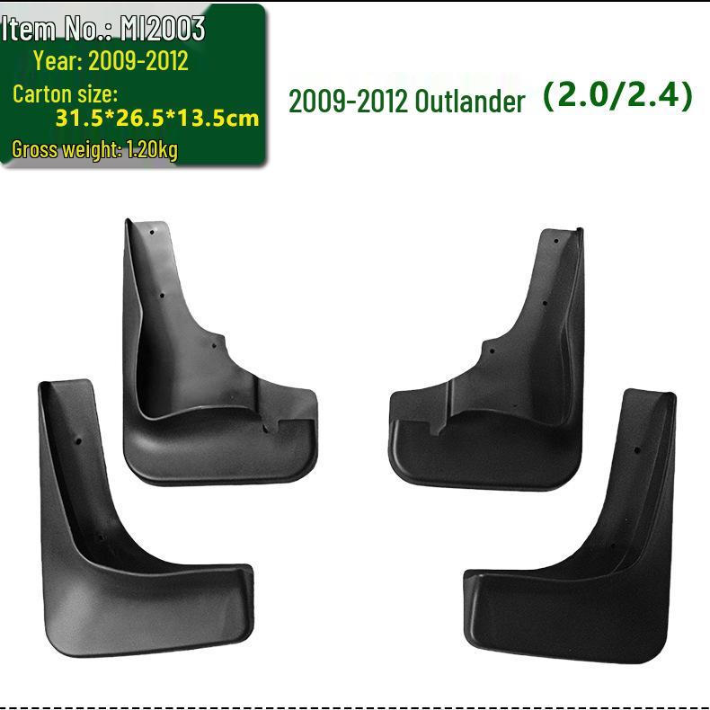 Mudguard Leather Accessories for 2003-2012 Mitsubishi Outlander