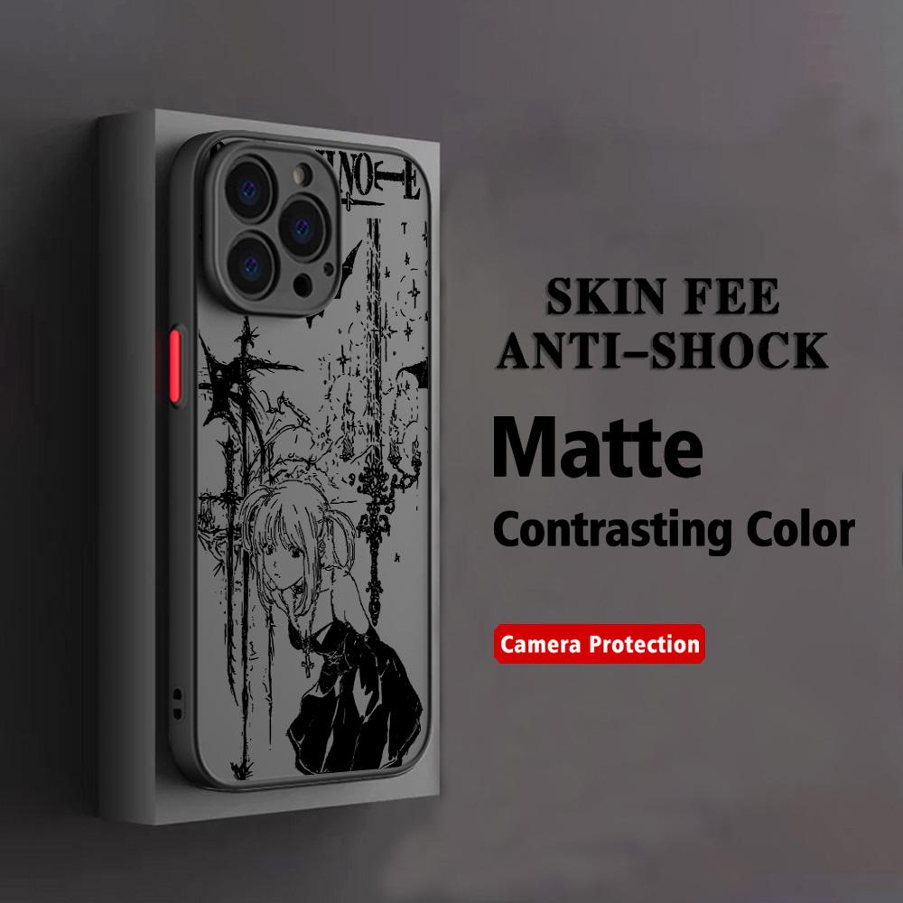HOT Luxury Clmj Death Note Misa Phone Case For iPhone 17 16e 16 15 14 13 12 11 Mini Pro Air  Max X XR XSMax 7 8 6 Plus Matte