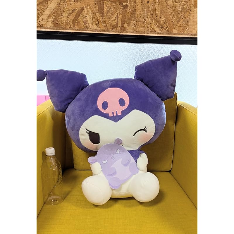 

Kuromi Approximately 60cm Super super big stuffed animal Baku is here Official goods