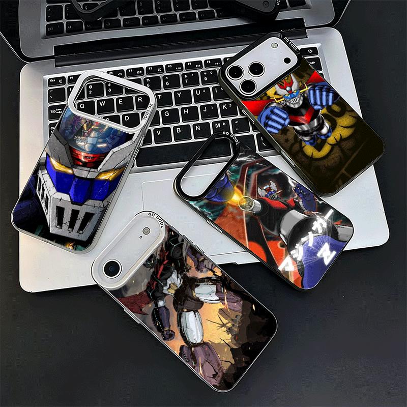 M-Mazinger Z Anime Soft Phone Case for iPhone 15 16 17 Pro Max 17Air 16E 14 Plus 13 12 Mini Shockproof Cover Back Shell