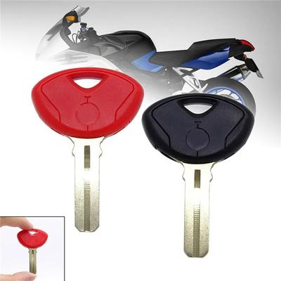 Moto Chiave In Bianco Uncut Lama Chiave Borsette Rosso/Nero Per BMW F650 F800 S1000RR R1200 K1200 K1300
