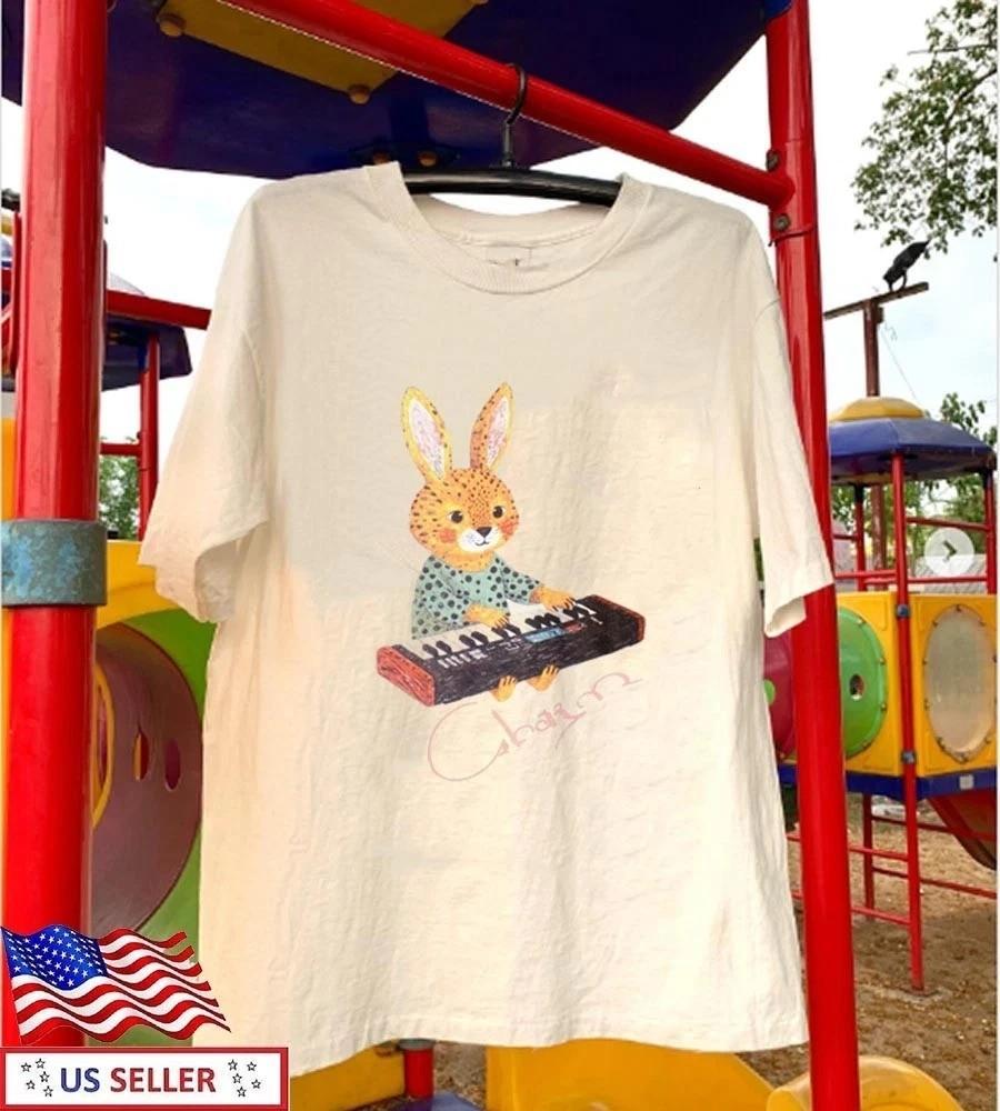 Clairo Charm Rabbit 2025 Merch Natural T-shirts S-5XL XXXXL