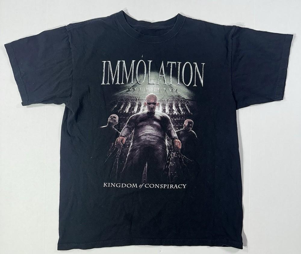 Immolation Band Kingdom of Conspiracy T-shirt S To 5XL NE423 Unisex T-Shirt