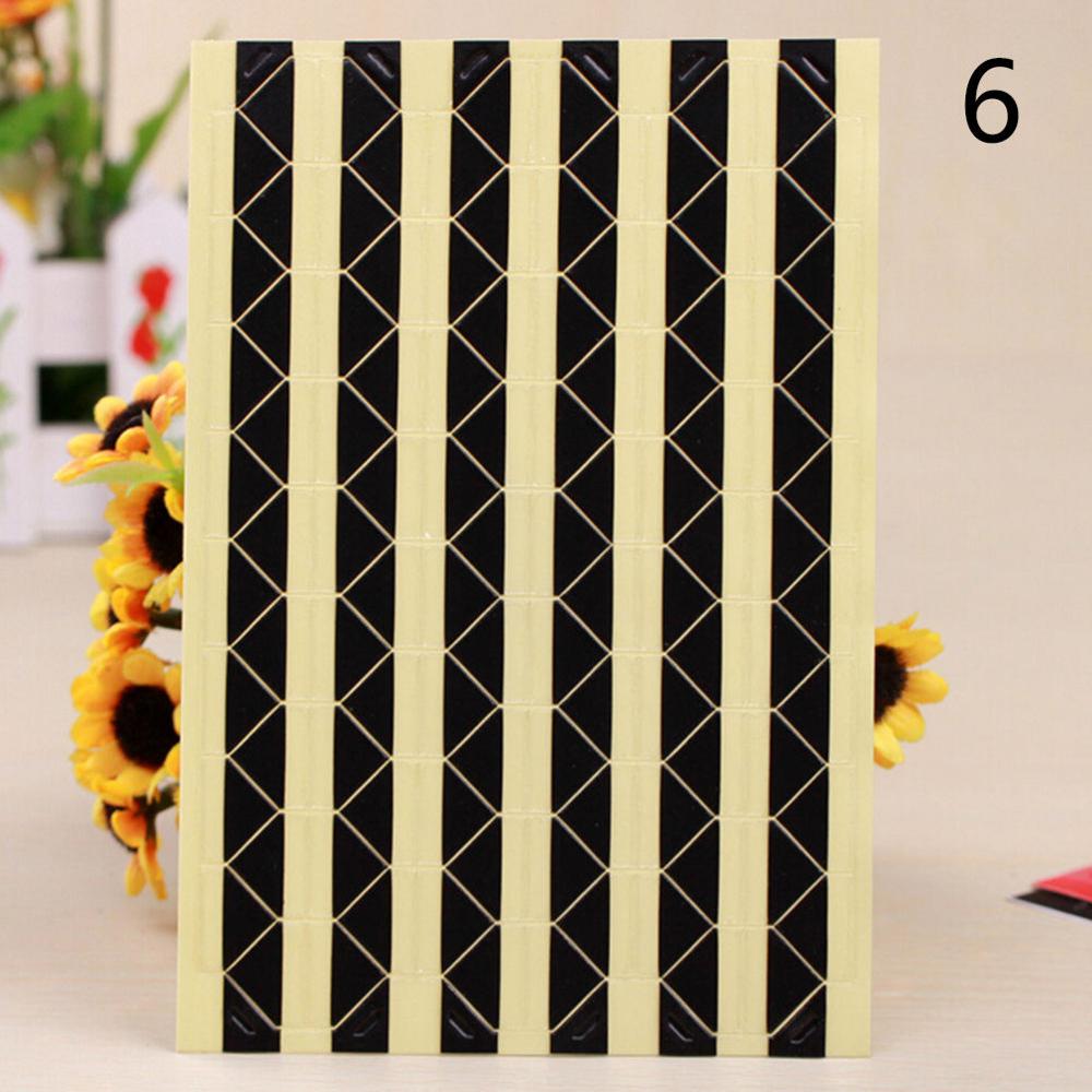 1 Set Of 102 Pcs Colorful Corner Paper Stickers For Pictures Photo Albums Frame Home Decoration Scrapbooking