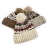 Soft Knitted Knitted Winter Hat Color Contrasting Hip-hop Bonnet Warm Casual Beanies  For Men
