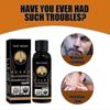 Men's Permanent Beard Dye Shampoo - 30ml Formula for Grey Coverage & Styling