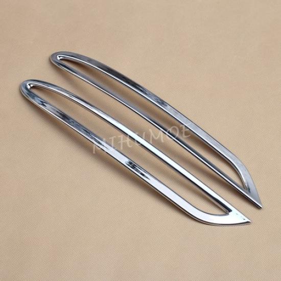 For 2016- Mercedes GLC X253 Chrome Rear Fog Light Cover Trims