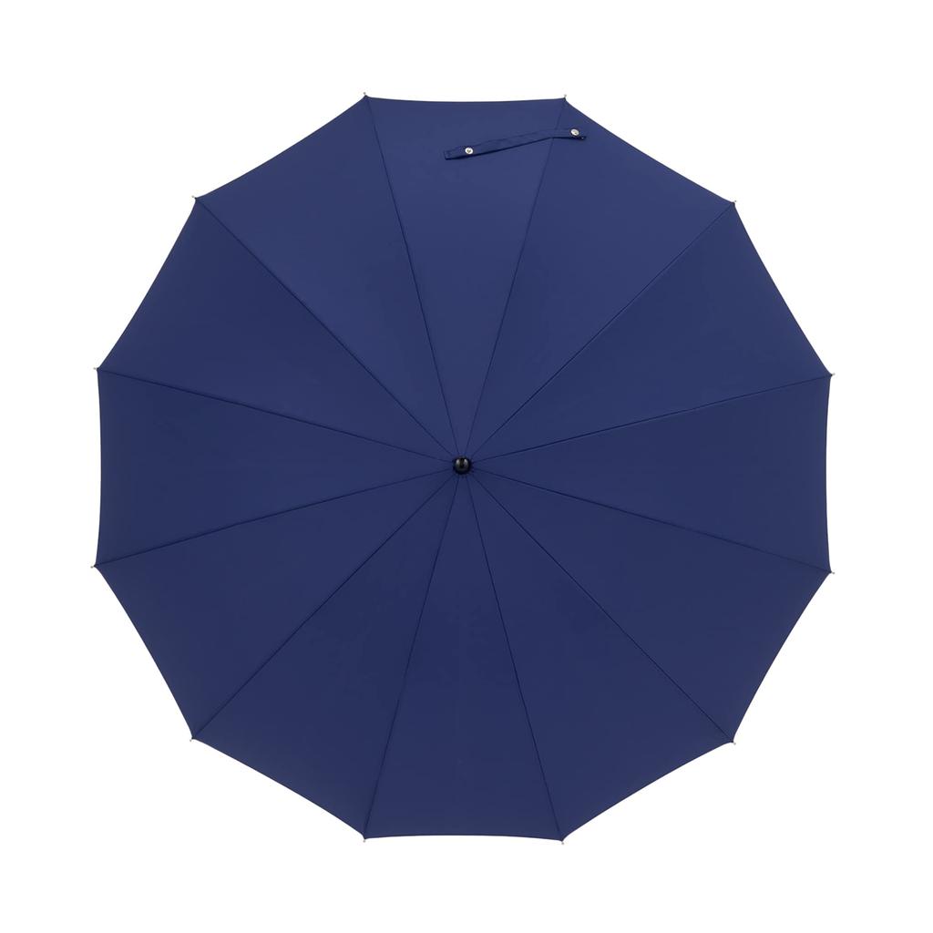 Asty Plain Jump 55cm X 12R HL2312KMJP Women's 12-Rib Umbrella, Navy,