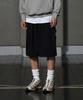 Peideomeonteu [2-Piece Bundle Discount] Solid One-Pleat Bermuda Sweat Shorts_4 Colors 3 Sizes