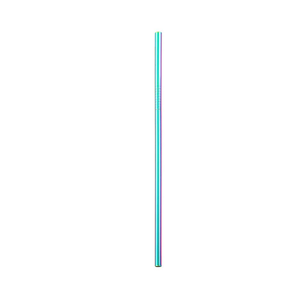 Reusable Hard Plastic Drinking Straw Long Straw Multi-Purpose Drinking Straw for Cold and Hot Beverages Aluminum Alloy Drinking Straw