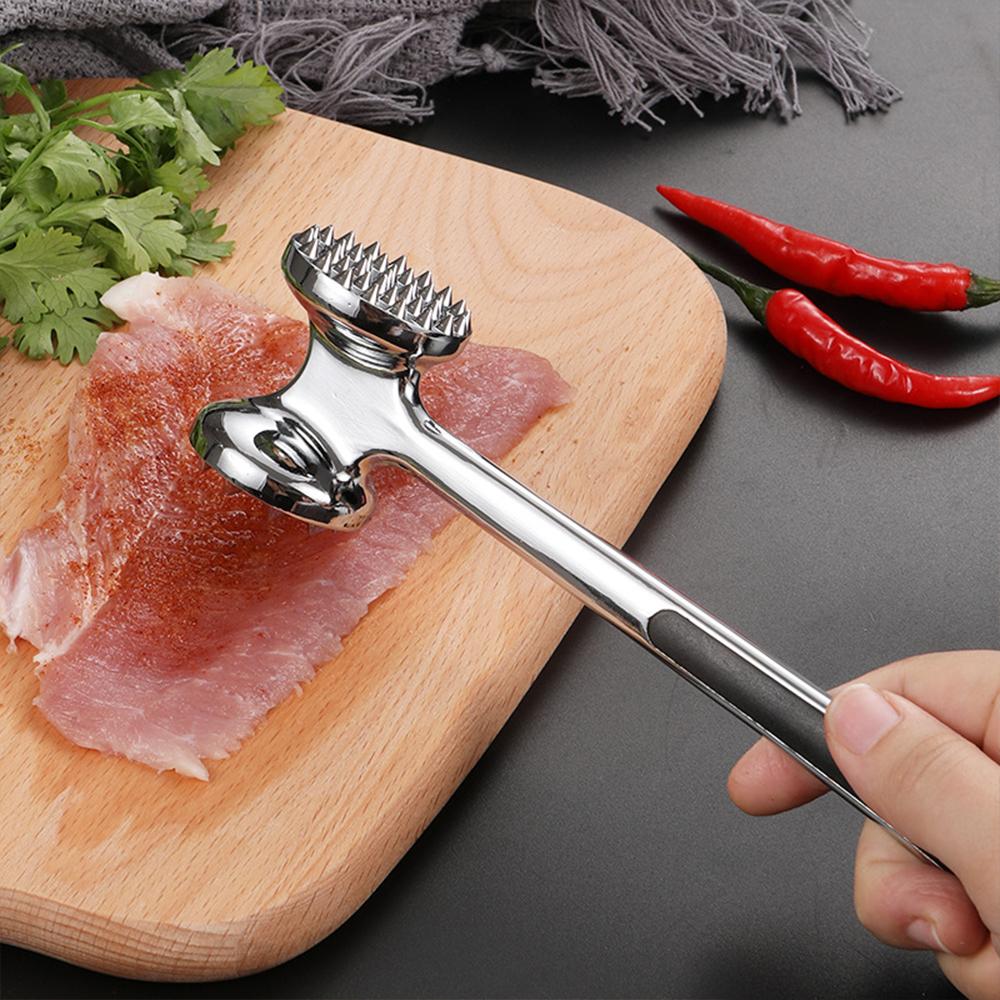Meat Tenderizer Creative Stainless Steel Manual Steak Beef Soften Pestle Pork Chicken Hammer Kitchen Mallet Kitchen Gadget