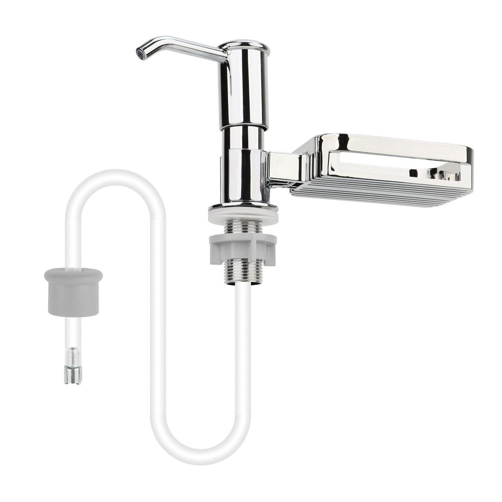 Aquarium Soap Dispenser Extension - Kitchen Sink Press Pump for Dish Detergent