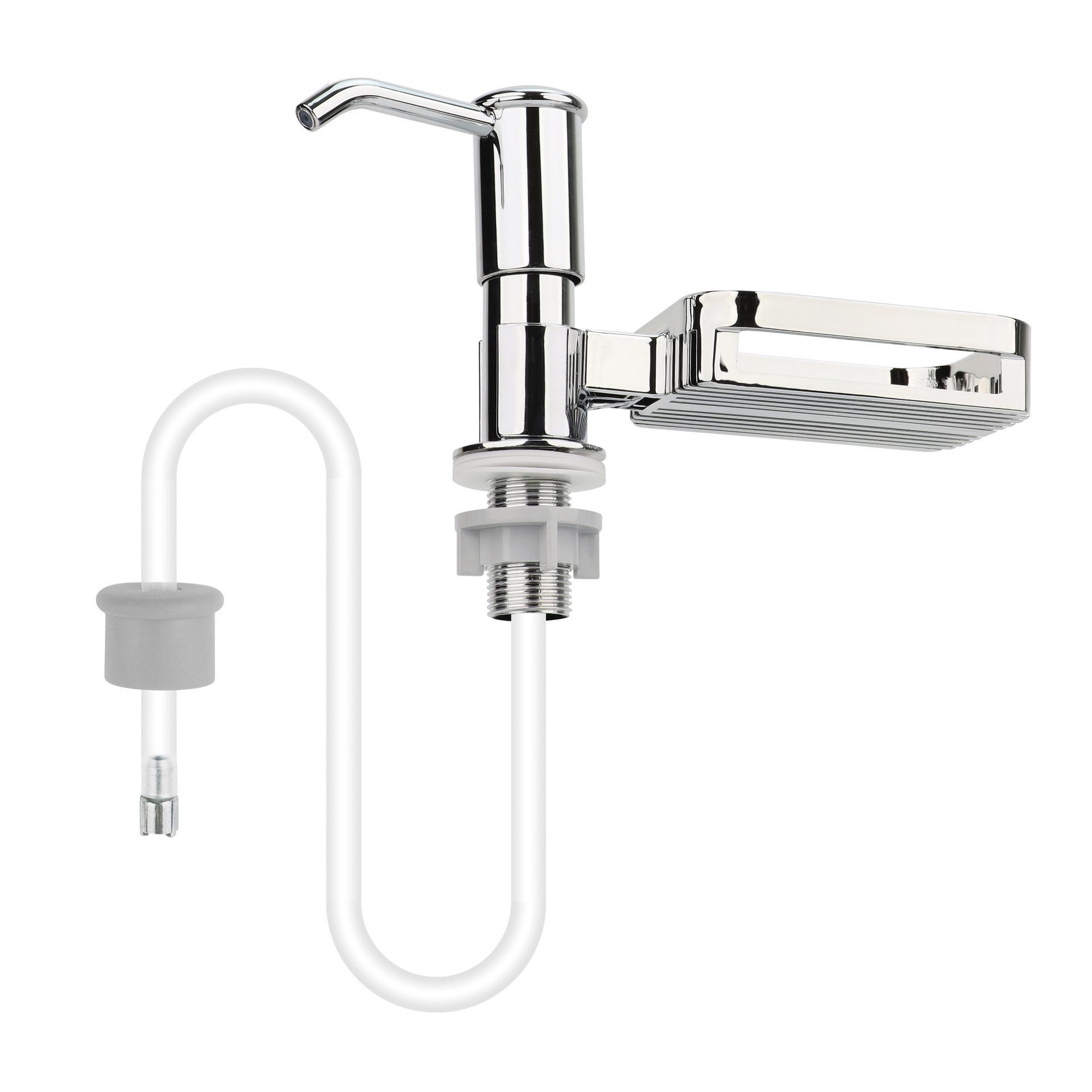 Aquarium Soap Dispenser Extension - Kitchen Sink Press Pump for Dish Detergent