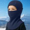 Winter Kid Balaclava Windproof Thermal Thickened Plush Cycling Pullover Cap Breathable Neck Protection Cold-proof Ski Face Cover