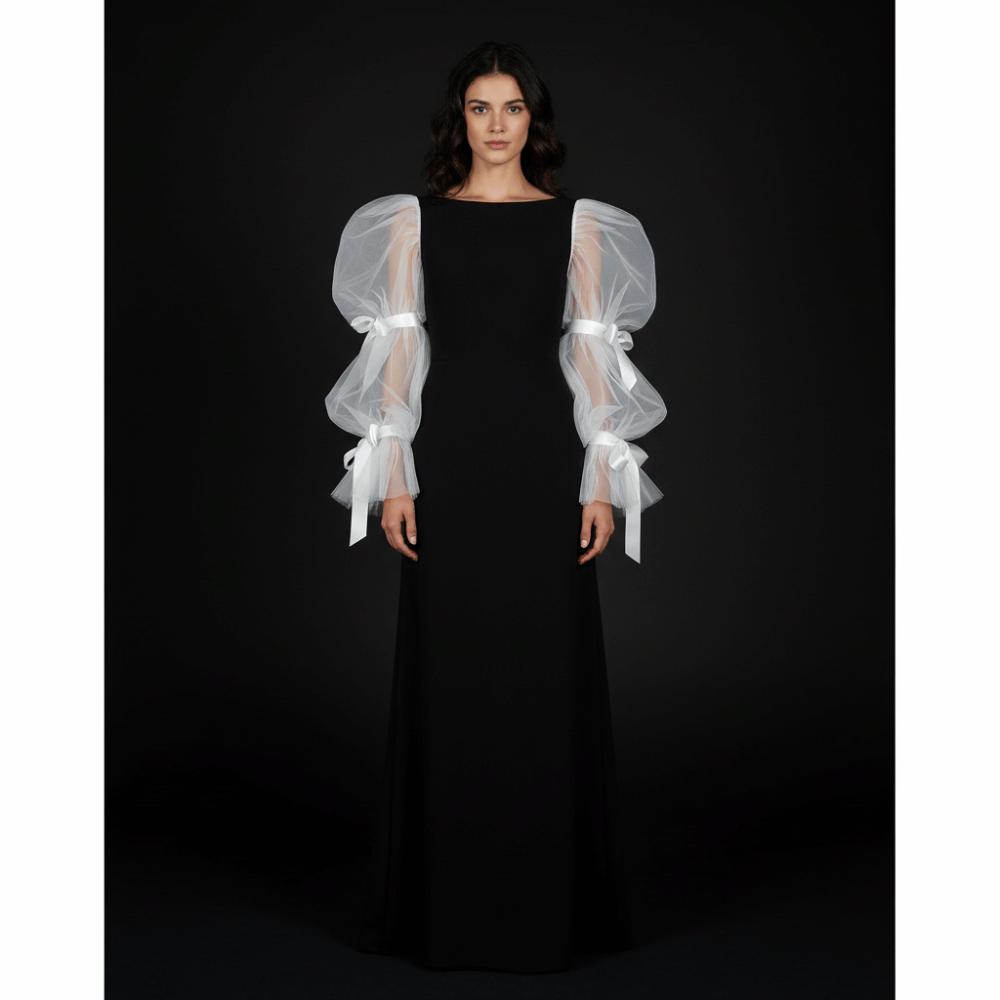 Ruffled Bubble Sleeves Fairy Sleeves Party Sleeves Elegant Bridal Evening Sleeves  Photo Props