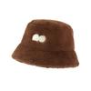 Polyester Bucket Hats Women's Brown Casual FJ6302-259