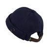 Croogo Rollmütze, Fischerhut, Herren, Baumwolle, Rund, Beanie, Einfarbig, Matrosenmütze, Mode, Retro-Kappe, Outdoor, Faltbar (G-OG01-Marine)