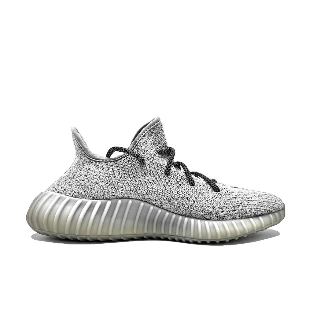 Adidas Originals Yeezy Boost 350 V2 Shimmering Silver Cushioning, Wear Resistant Low top Casual Shoes Unisex Silver HQ2059(Team499-)