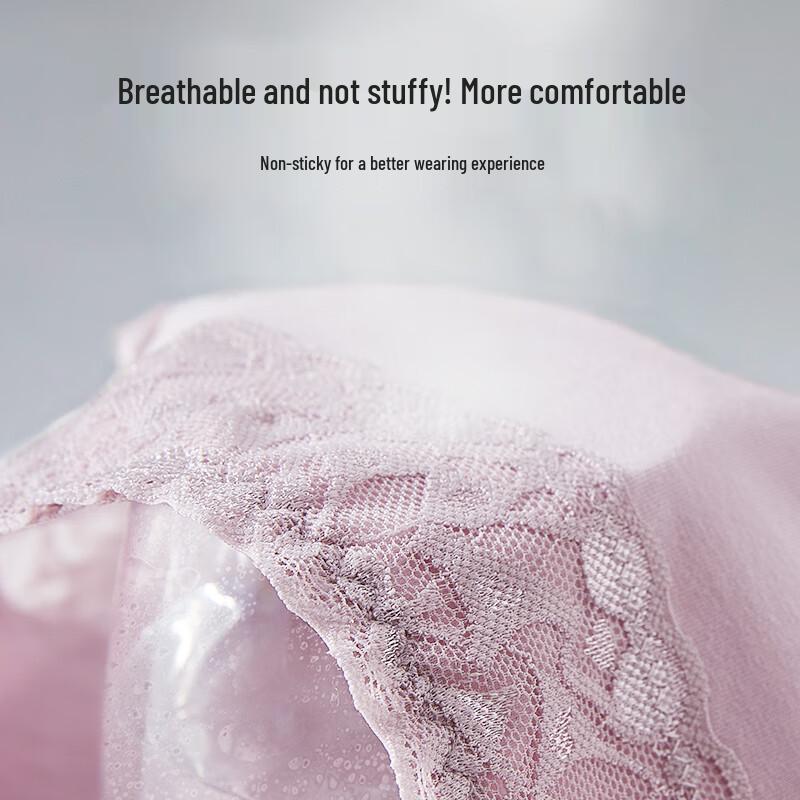 Audifen Women's Pure Cotton Lace Briefs 3-Pack