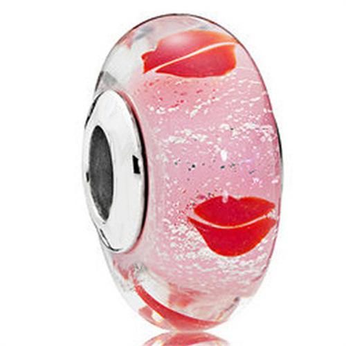 Bracelet Women'S Love Glazed Beads Colored Beads Loose Beads String Decoration Diy Jewelry Accessories