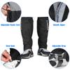 Lixada One Pair of Gaiters Outdoor Unisex Zippered Closure Wear and Water Resistant Cloth Gaiters Leggings Cover for