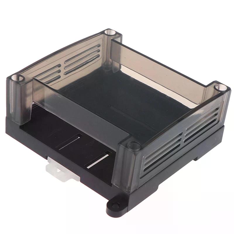 Kunststoff Transparent Abdeckung Halterung SPS DIN-Schienen Gehäuse Industriell Elektrisch DIN-Schienen Gehäuse Schaltschrank