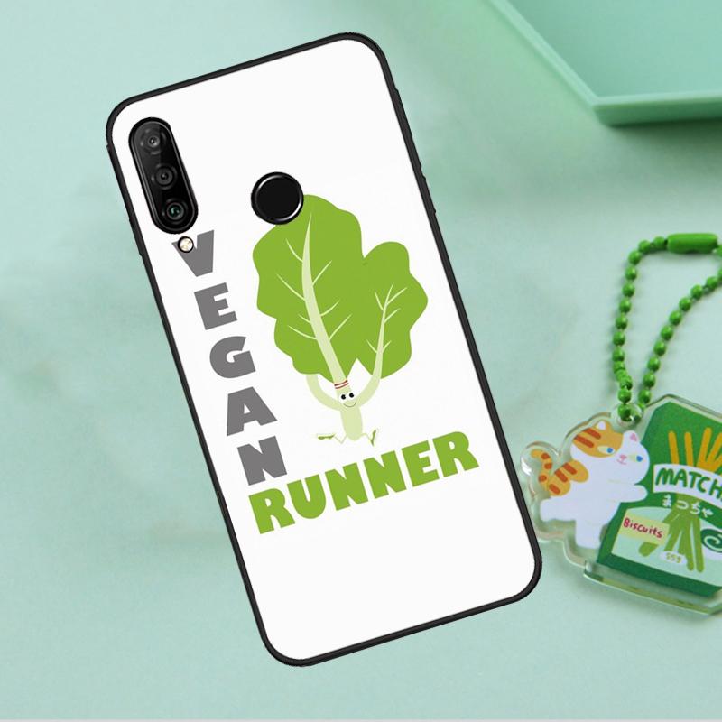 GO VEGAN Hülle für Huawei Nova Y90 Y70 Y60 Y61 Y91 Y72 9 10 SE 12i 12s 11i 5T P60 Pro P20 P30 P40 Lite