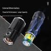 USB Rechargeable Variable Zoom 10W White Laser Flashlight
