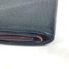 CARTIER Must de Line logo Wallet Coin Compartment coin purse Leather Black