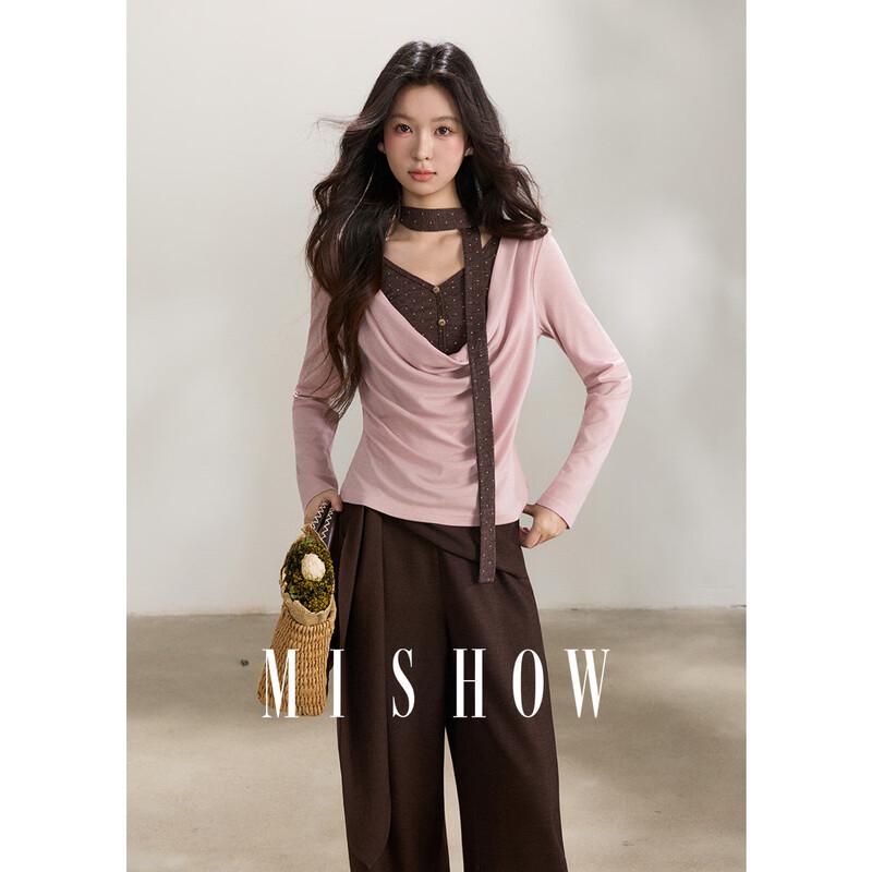 Women s Elegant Tencel Wool Cowl Neck Knit Top M