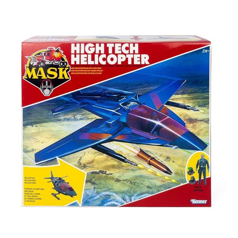 M.A.S.K. High-Tech Helicopter Miles Wolf Mayhem Action Figure
