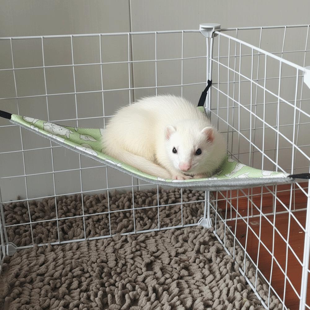 Breathable Hamster Triangle Hammock Skin-Friendly Pet Hammock Nest Guinea Pig Nest  Habitat